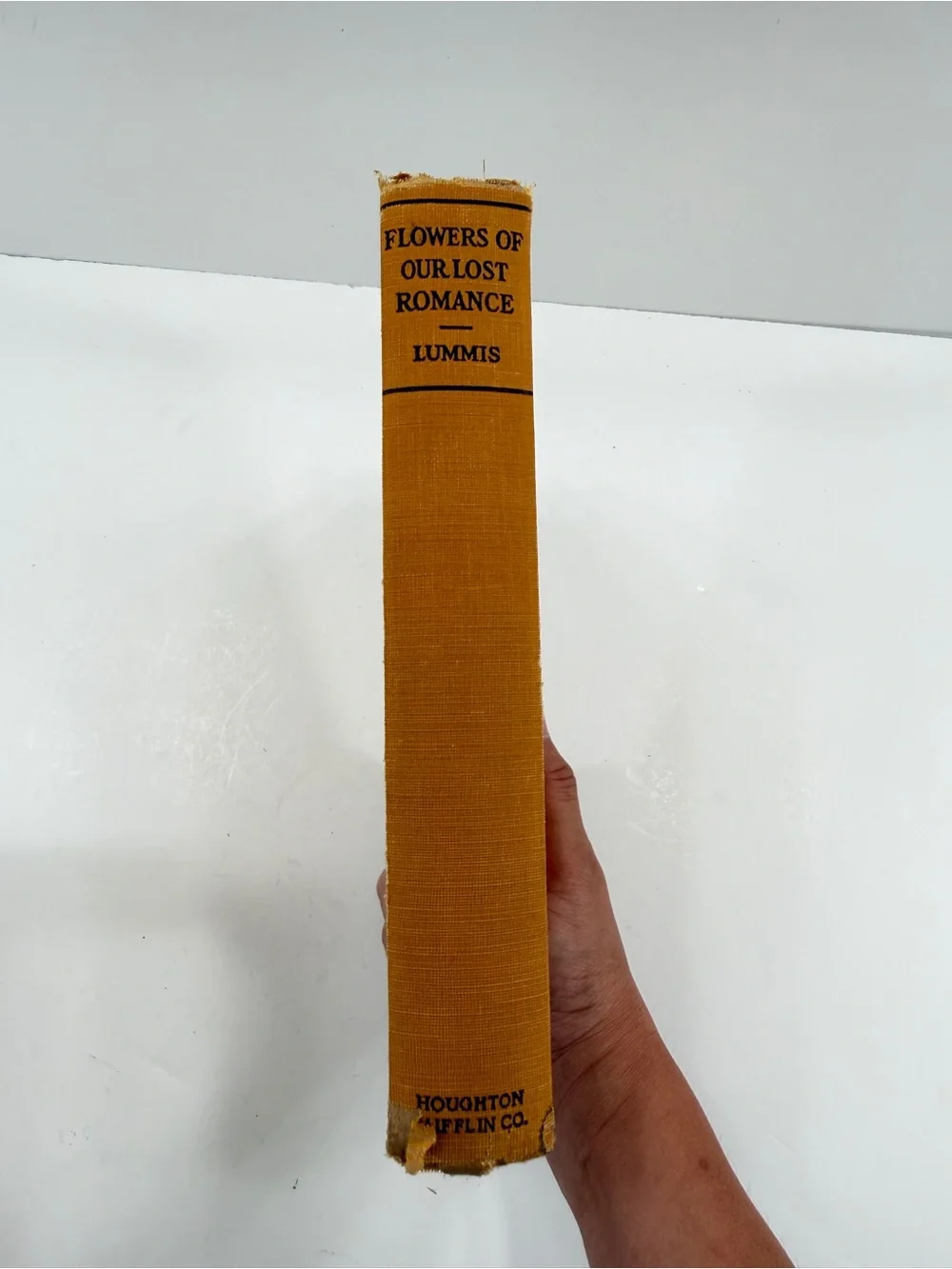 1929 Antique HC Book, Flowers of Our Lost Romance by Charles F. Lummis, 1st Ed